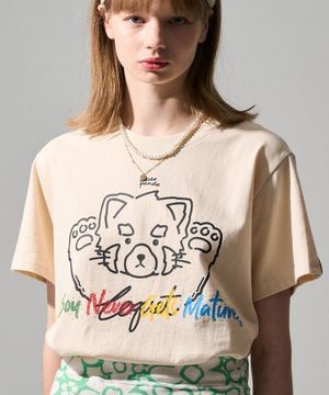 [레서팬다] 페이스 비즈 컬러 T