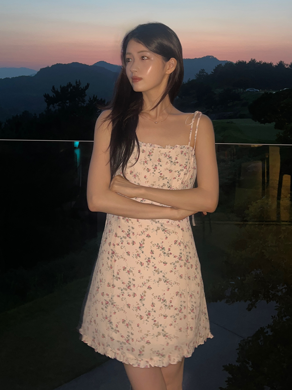 NOT YOUR ROSE ■ Ruffle Mini Dress MUSINSA | NOT YOUR ROSE Ruffle Mini Dress (Pink)