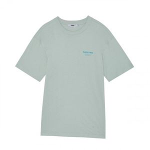 남성)  등판 굿바이브 바다그래픽 반팔티셔츠(세미오버)_AM2WTS408-IM