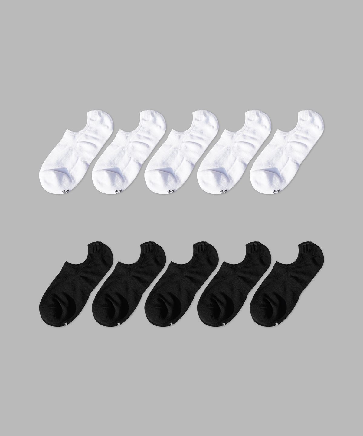 일오공칠(IL-O-GONG-CHIL) [10PACK] 1507 수피마 코튼 히든 삭스 - 스노우화이트/블랙