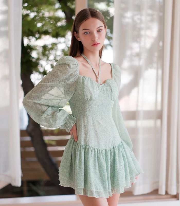 【AVANDRESS】Halterneck Swim Dress 4色 ★早い者勝ち★ MUSINSA | AVANDRESS Halterneck Swim Dress GREEN