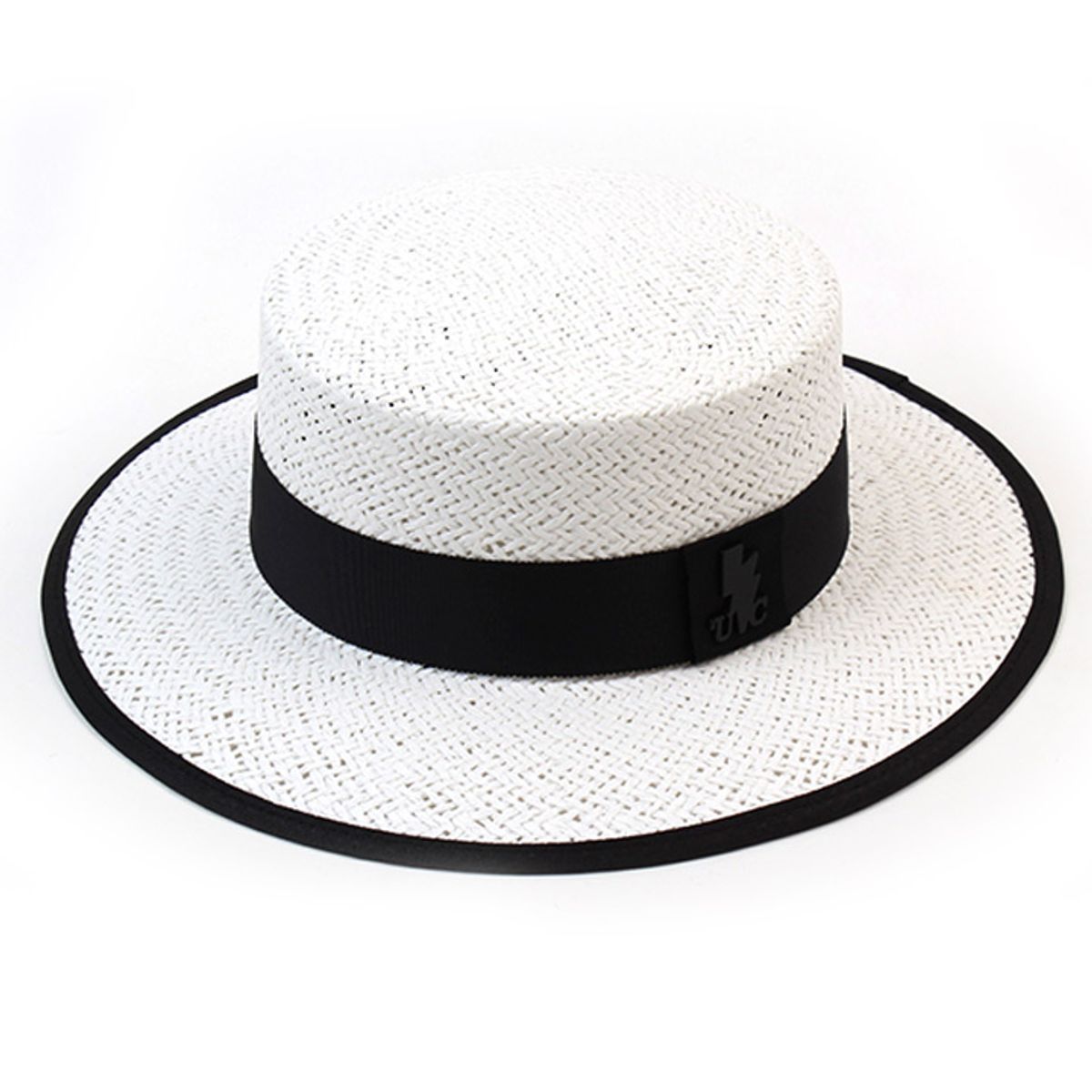 유니버셜 케미스트리(UNIVERSAL CHEMISTRY) Taping White Long Panama Hat 파나마햇