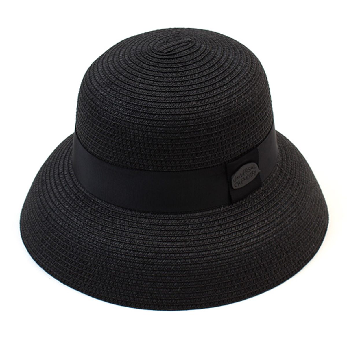 유니버셜 케미스트리(UNIVERSAL CHEMISTRY) Summer Black Bowl Panama Hat 파나마햇