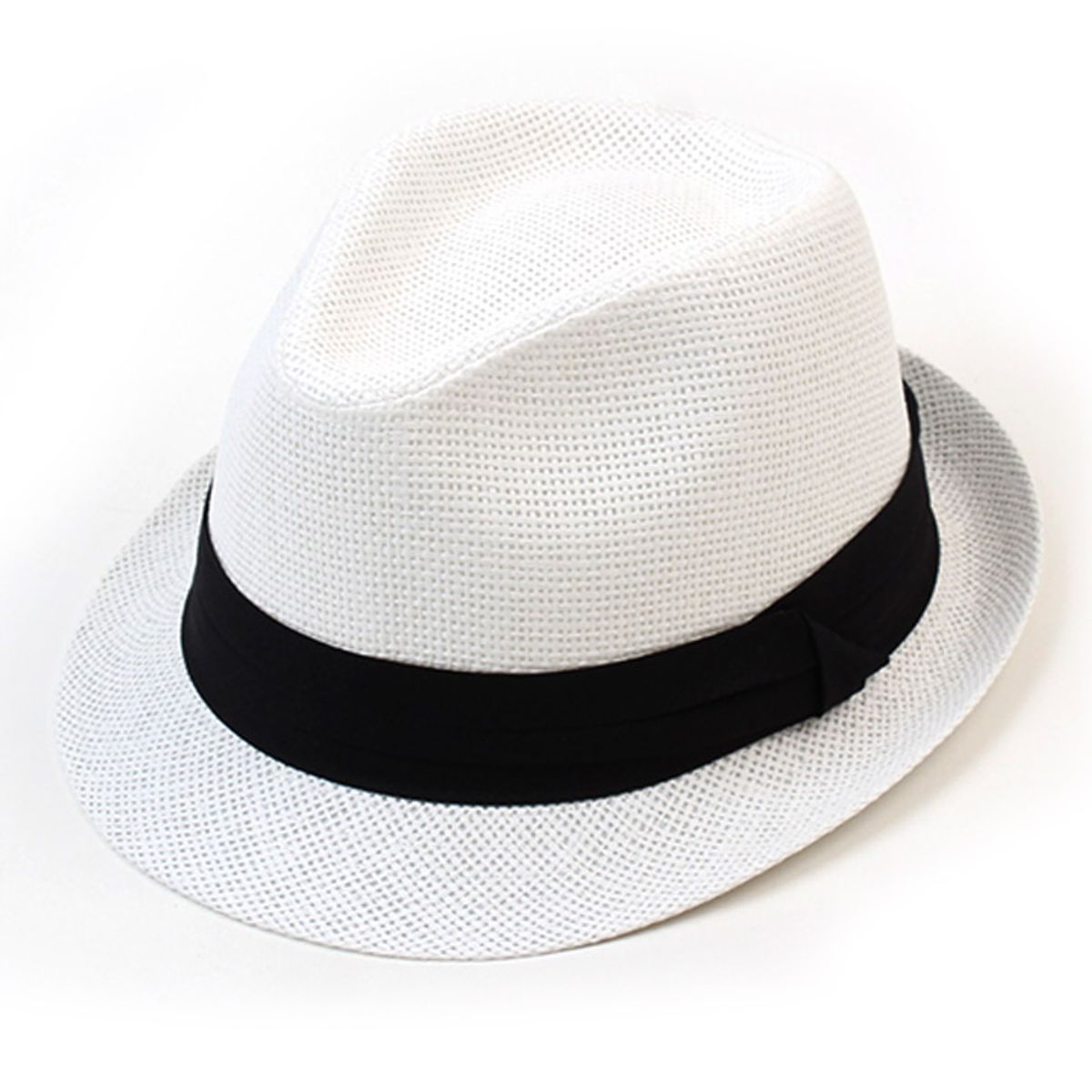 유니버셜 케미스트리(UNIVERSAL CHEMISTRY) BU Summer Simple White Fedora 여름페도라