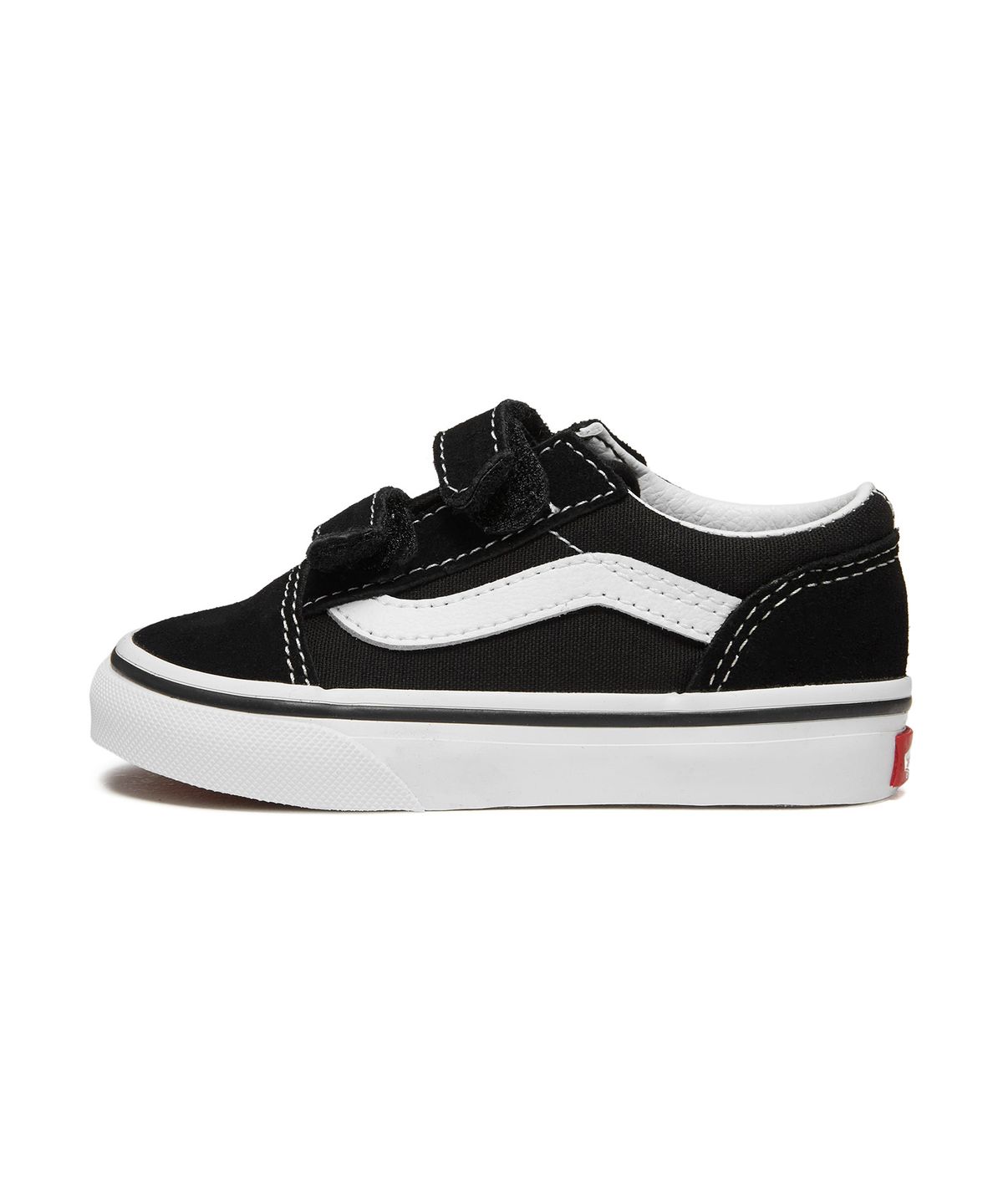반스 키즈(VANS KIDS) 올드스쿨 V 토들러 - 블랙:트루 화이트