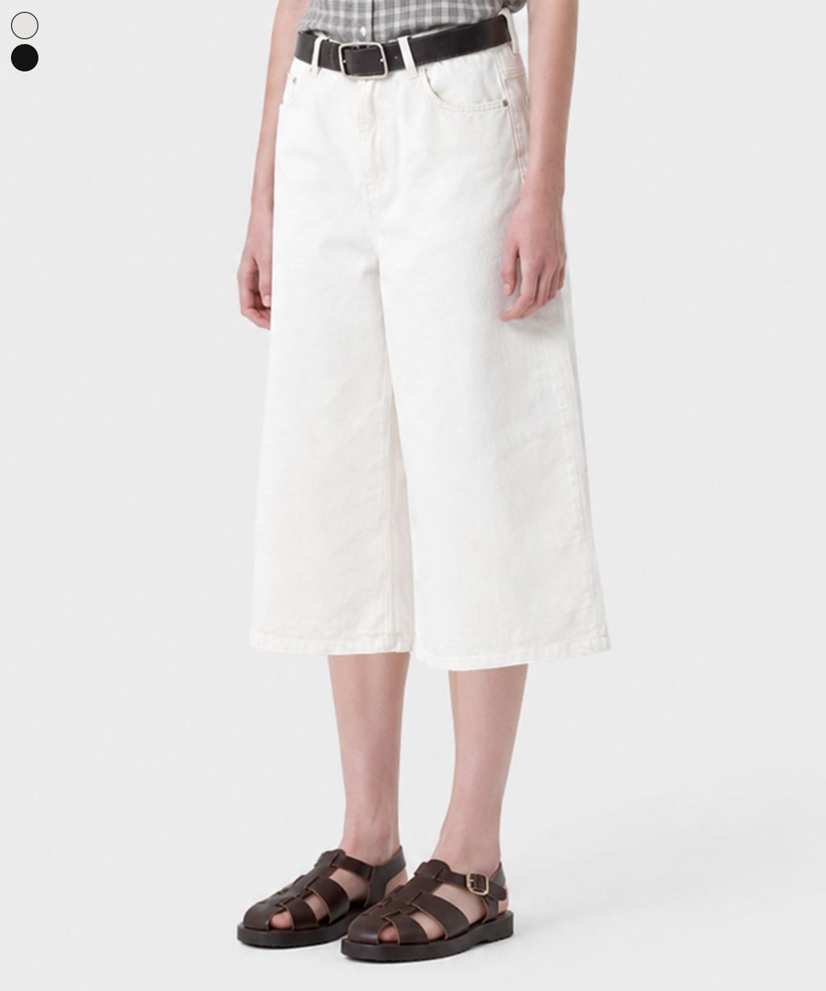 베이직라벨(BASIC LABEL) Mitt Bermuda Cotton Three-quarter shorts Pants 2 Color [BLSP_6001]