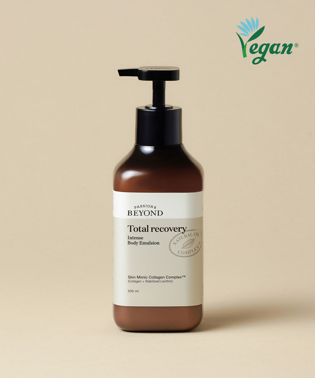 비욘드(BEYOND) 토탈리커버리 인텐스 바디에멀전 500ml (비건)
