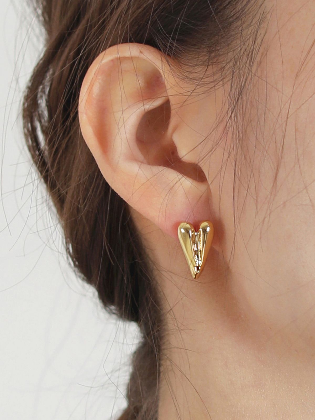 파피(POPPI) Petit heart earrings