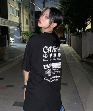 PLUR SS TEE BLACK(CV2BMMT515A)