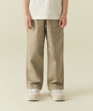 퍼티그 밴딩 팬츠  [베이지]