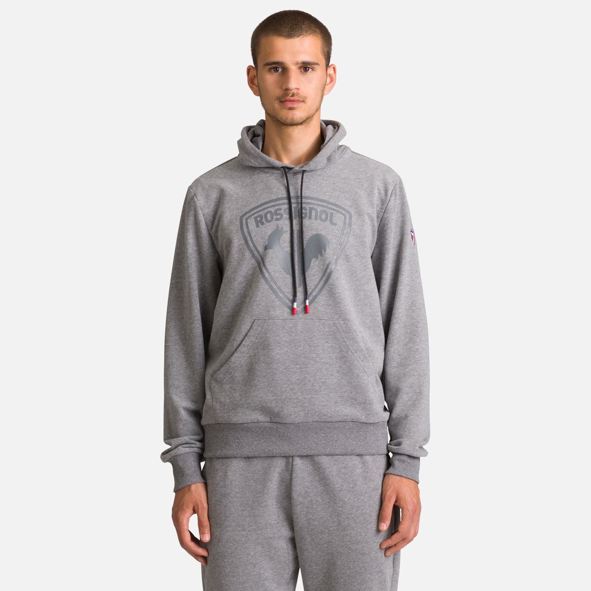 로시뇰(ROSSIGNOL) LOGO SWEAT HOOD FL 후드티 / HEATHER GREY