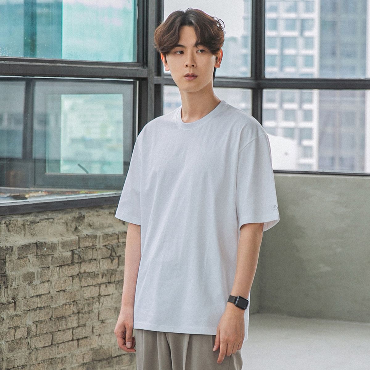 앨빈클로(ALVINCLO) [DE LUXE] BASIC SIDE SLIT HALF T DLX8001 (7color)