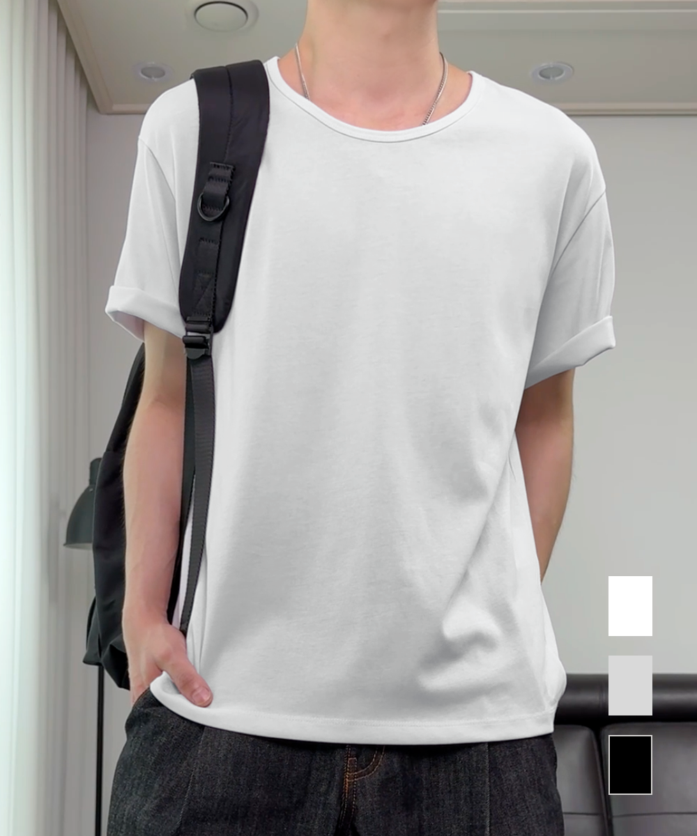 【MAISON MINED】25SS★ STICKY HALF T Maison Mined | Official Store – Shop Trendy Fashion at MUSINSA