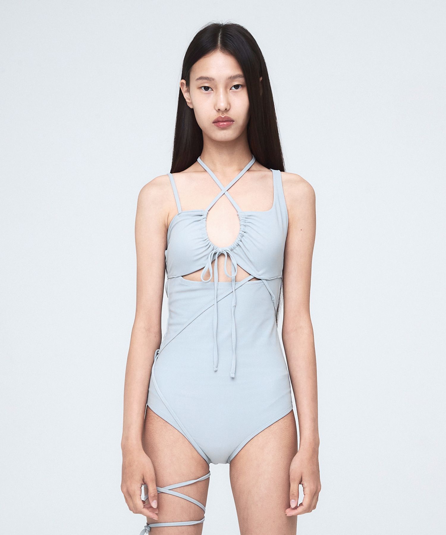 ★NACHE★ MULTIWAY STRAP SWIM SUIT LIGHT GRAY MUSINSA | NACHE MULTIWAY STRAP SWIM SUIT LIGHT GRAY