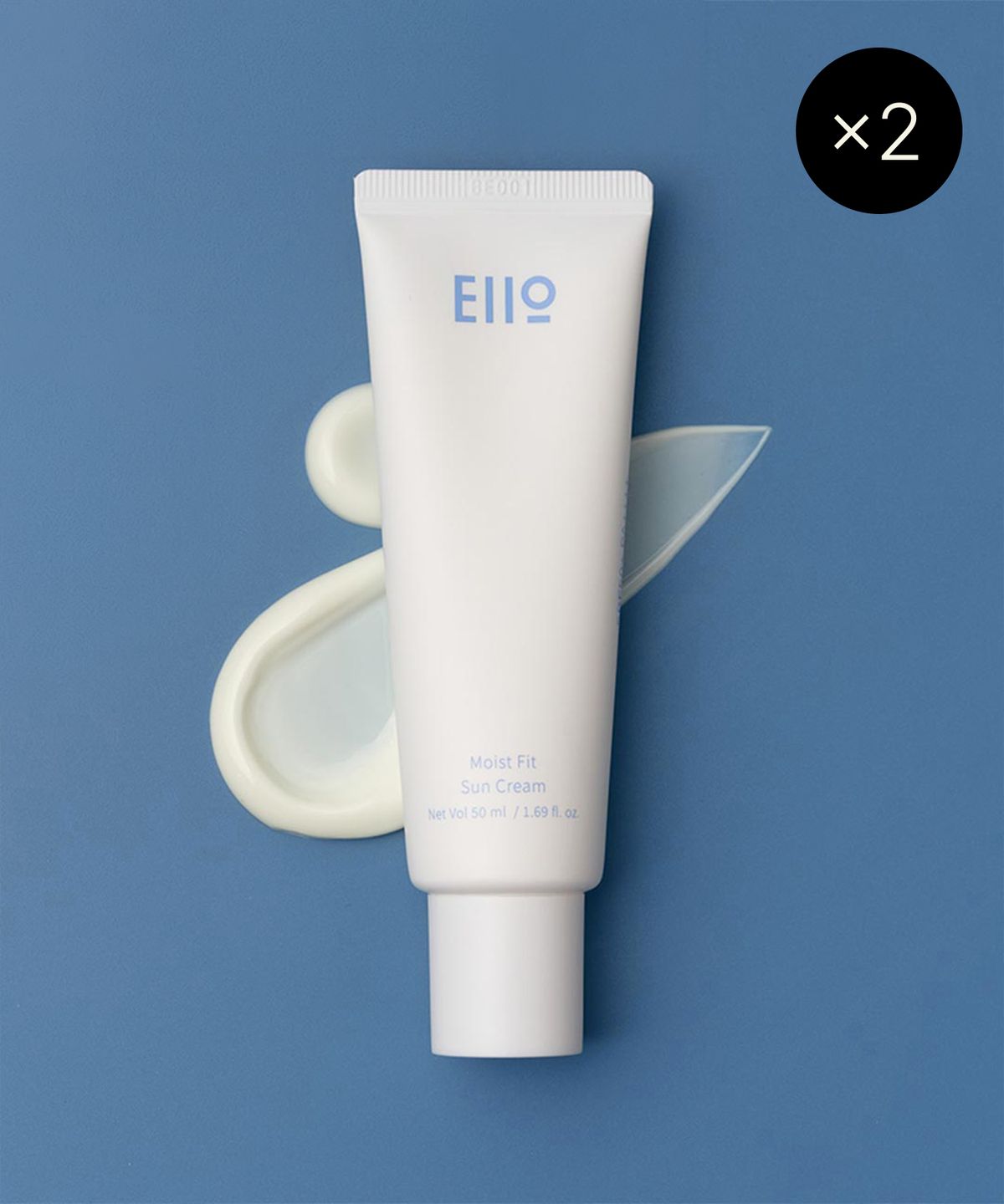 이아이오(EIIO) 모이스트 핏 선크림 50ml 2개
