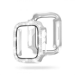 애플워치 풀커버 큐빅케이스 실버