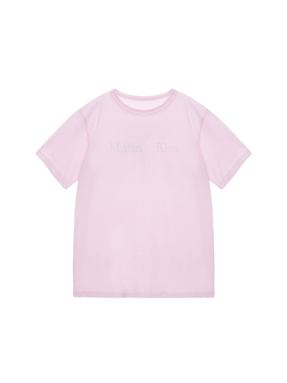MUSINSA | MATIN KIM MATIN KIM LOGO T-SHIRT IN PINK