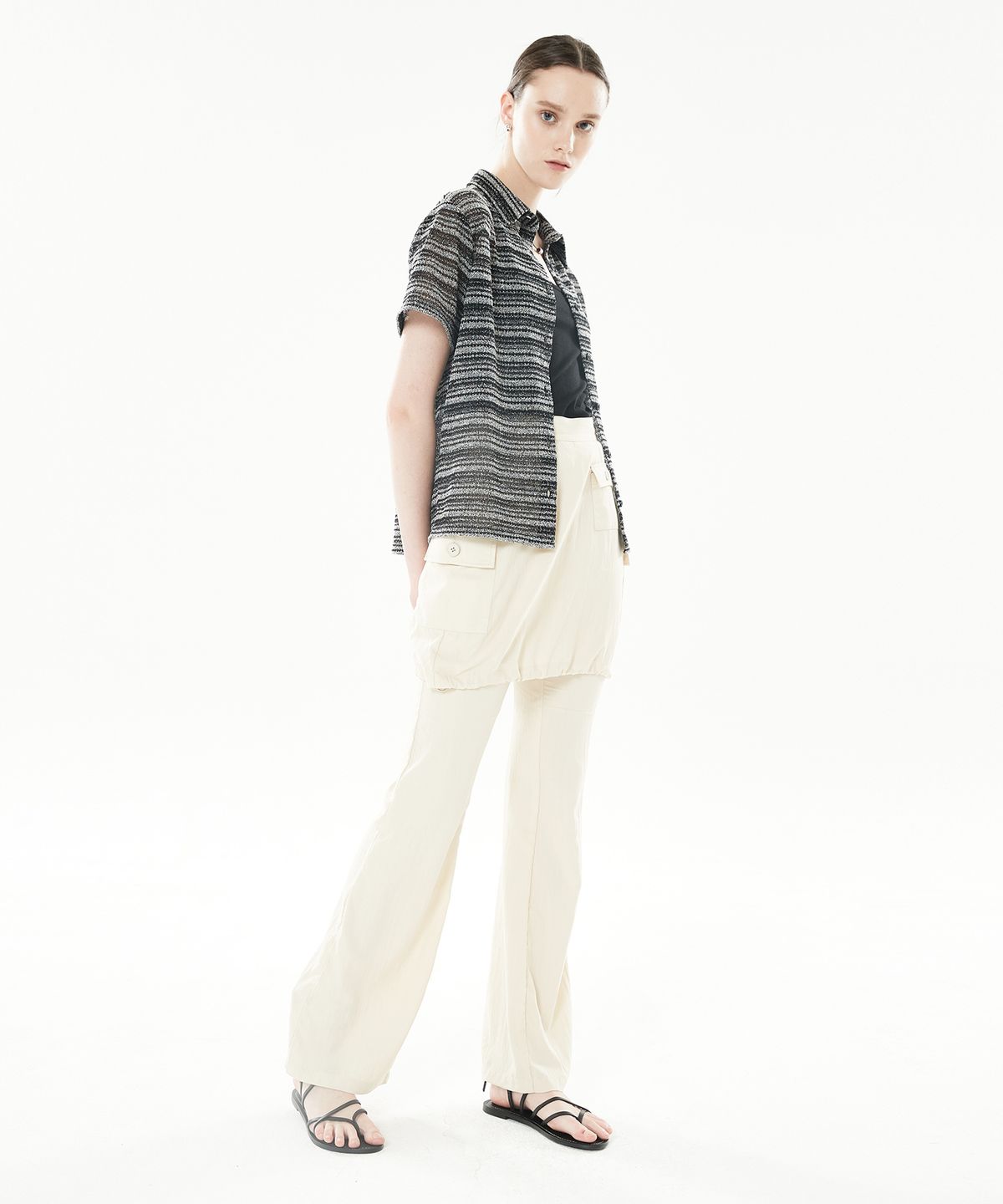 라티젠(LARTIGENT) LLS POCKET PANTS(BEIGE)
