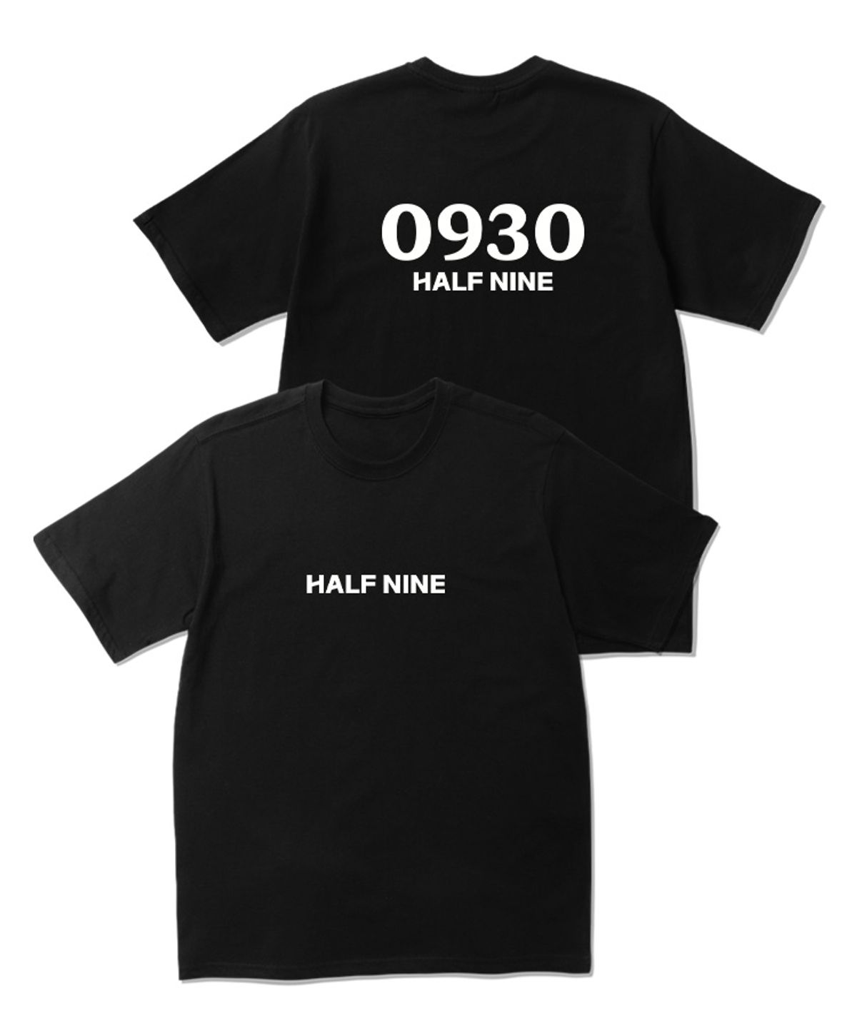 하프나인(HALFNINE) 클락 반팔티 E05BRD_HBX10275
