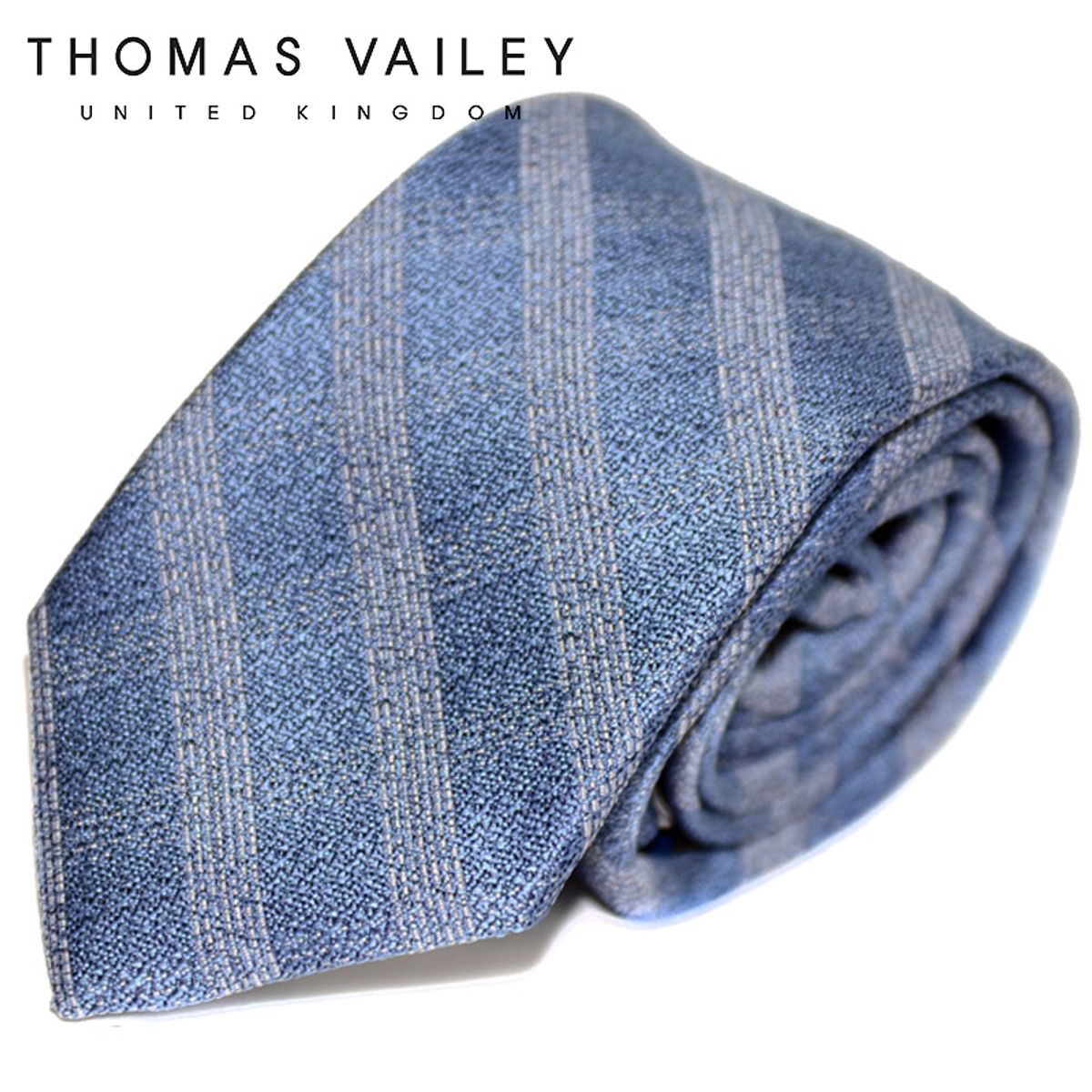 토마스 베일리(THOMAS VAILEY) 패션넥타이-티로타 블루 8cm