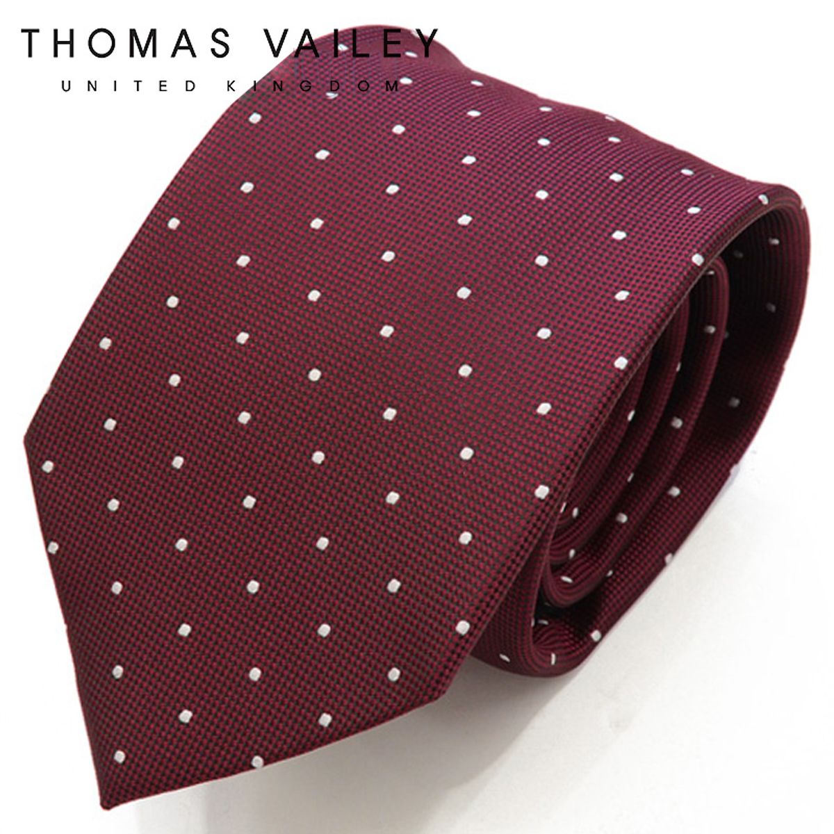 토마스 베일리(THOMAS VAILEY) 패션넥타이-그래놀라 와인 8cm