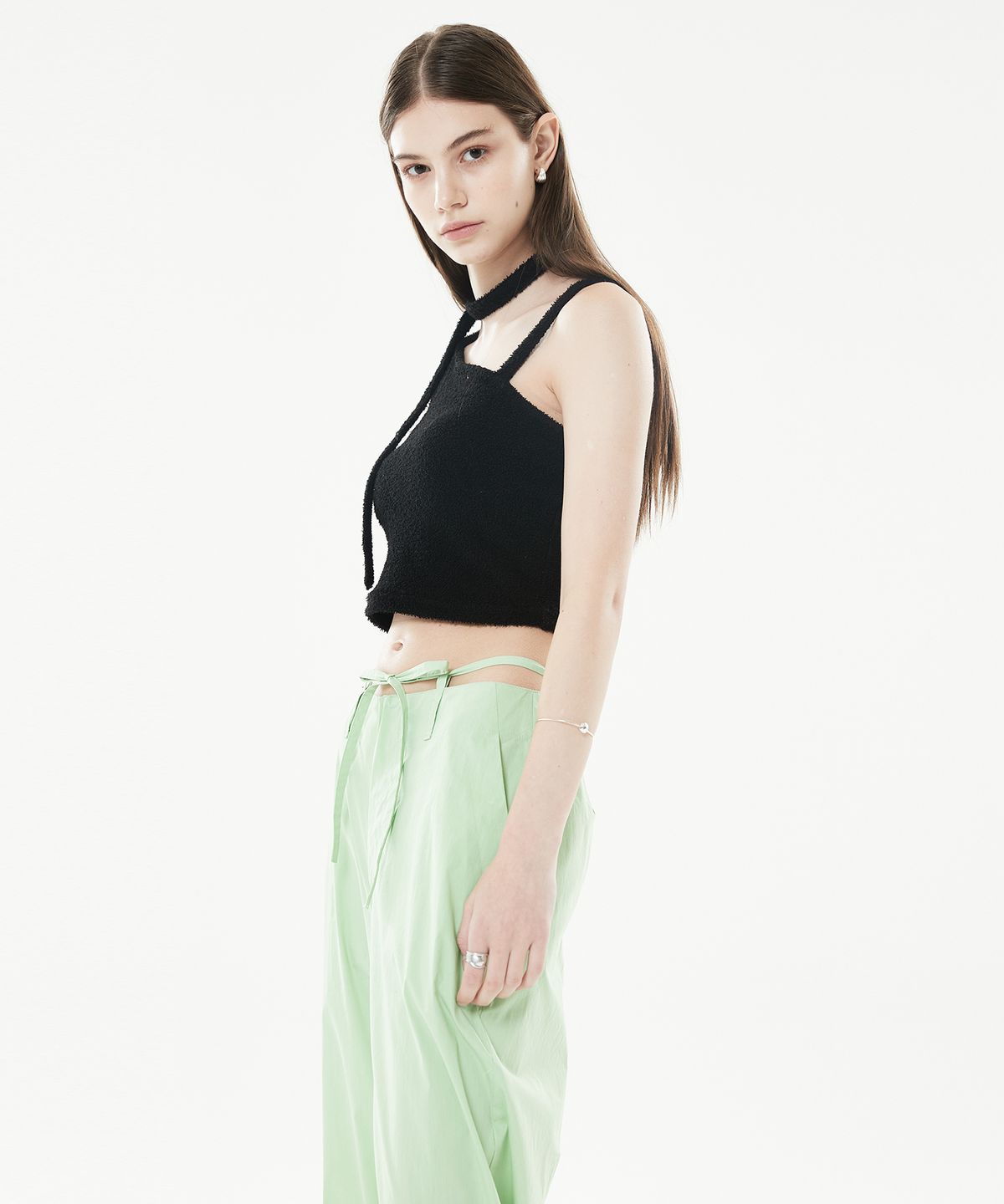 라티젠(LARTIGENT) LLS RIBBON PANTS(LIGHT GREEN)