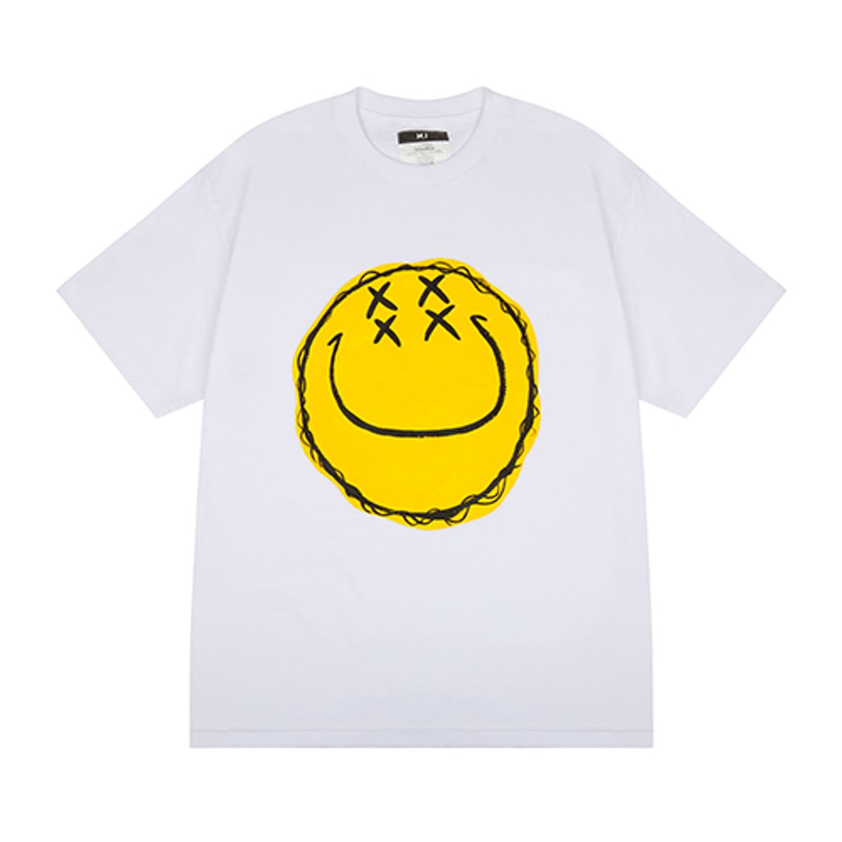 더 매드니스(THE MADNESS) HAND WORK FOUR X SMILE T-SHIRTS_WH