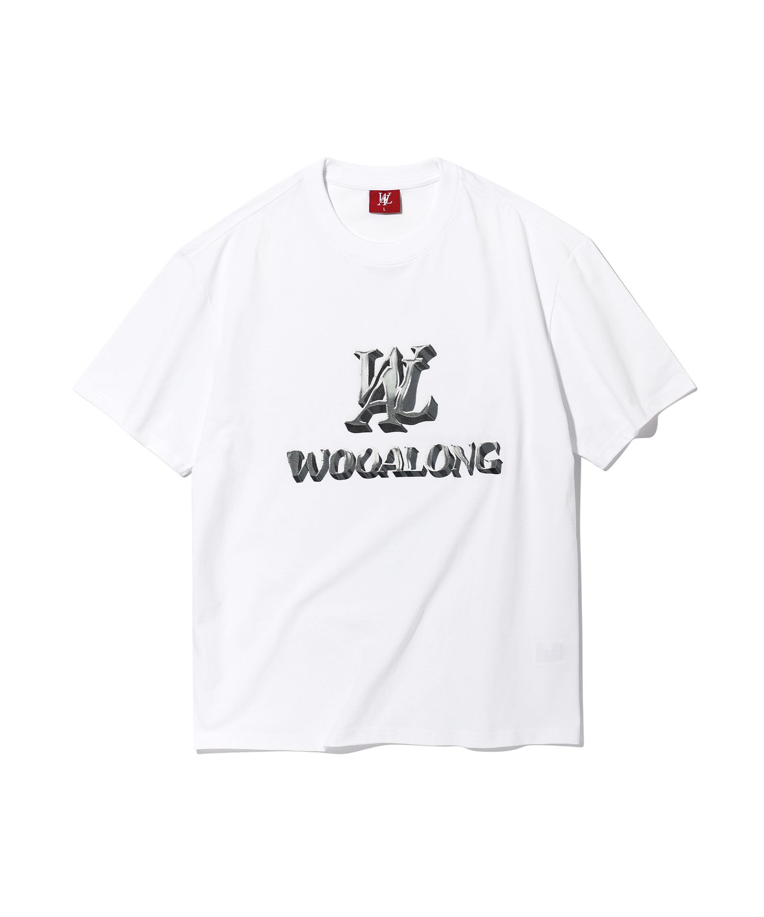 【WOOALONG】★ Big surf logo T-shirt MUSINSA | WOOALONG Big surf logo T-shirt - WHITE
