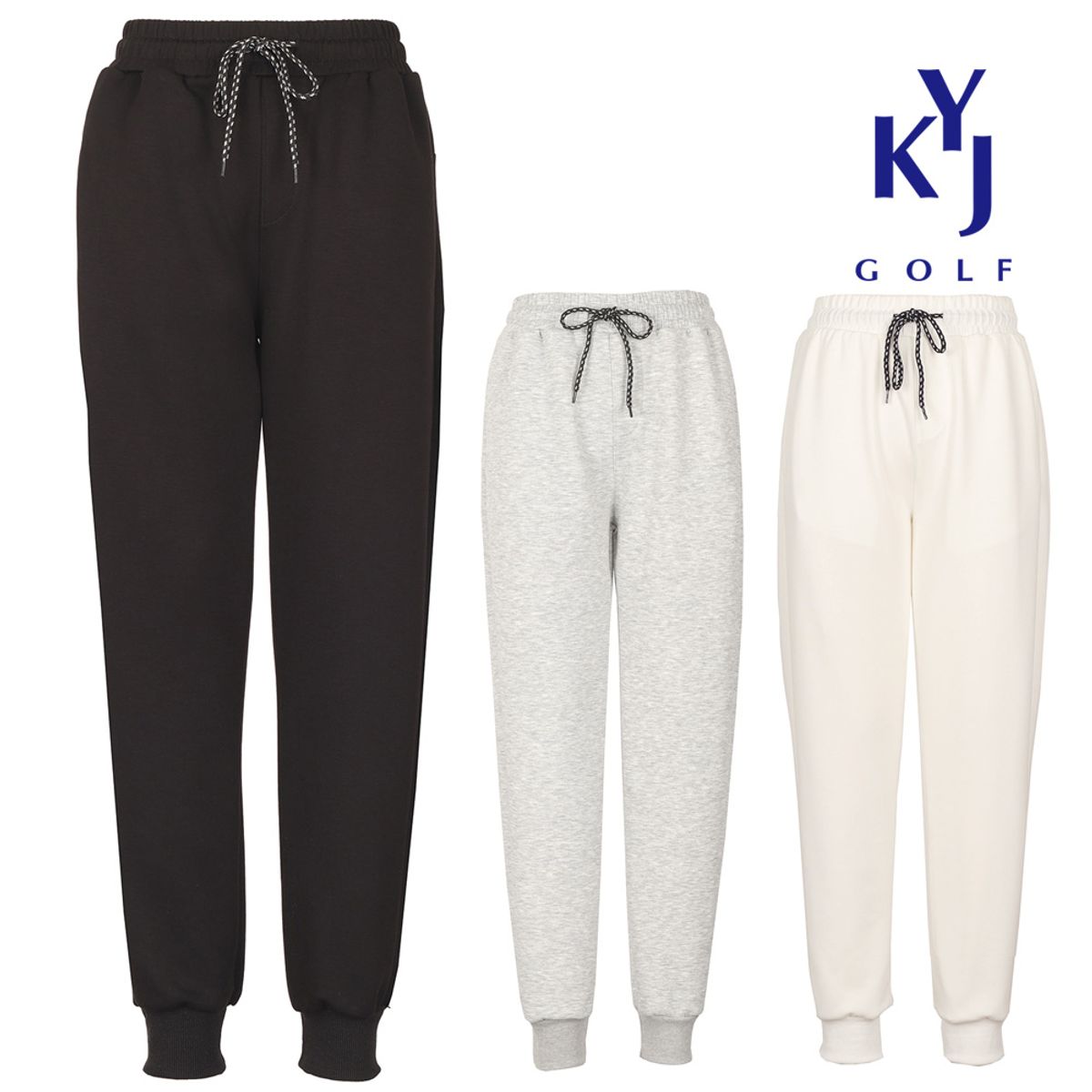 김영주 골프(KIM YOUNG JOO GOLF) 남녀공용 베이직 조거팬츠 GLSXSL02