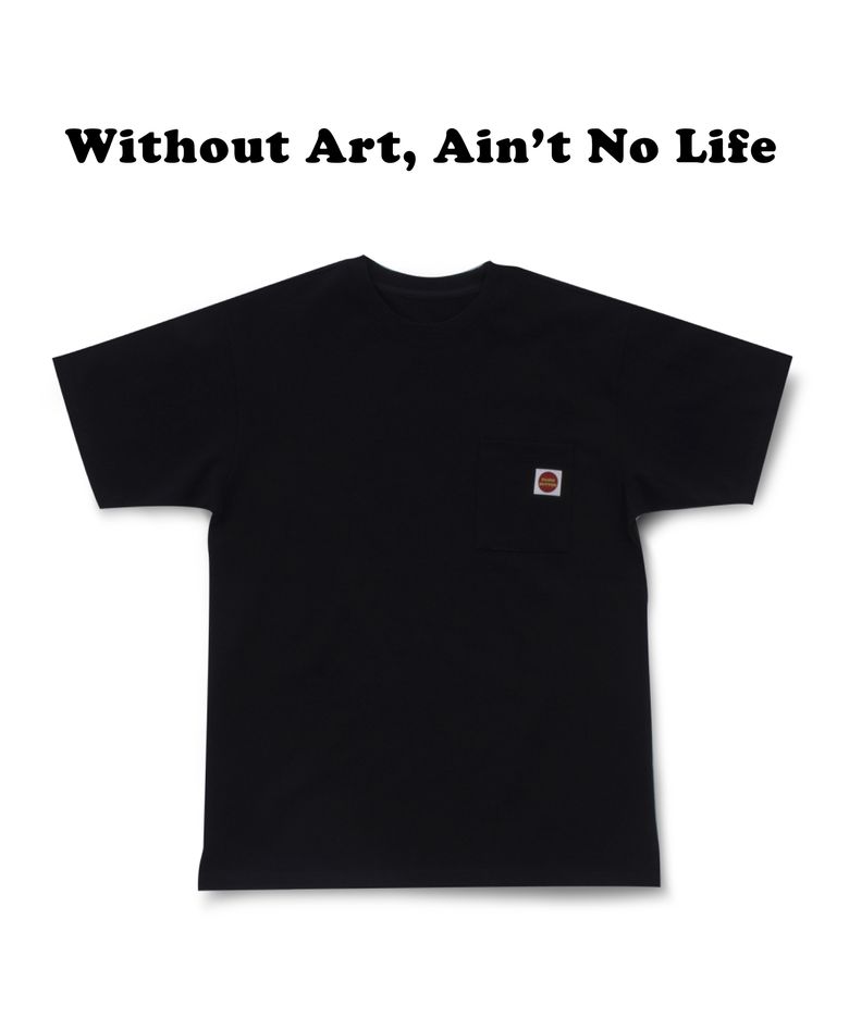 PB LOGO POCKET TEE - BLACK