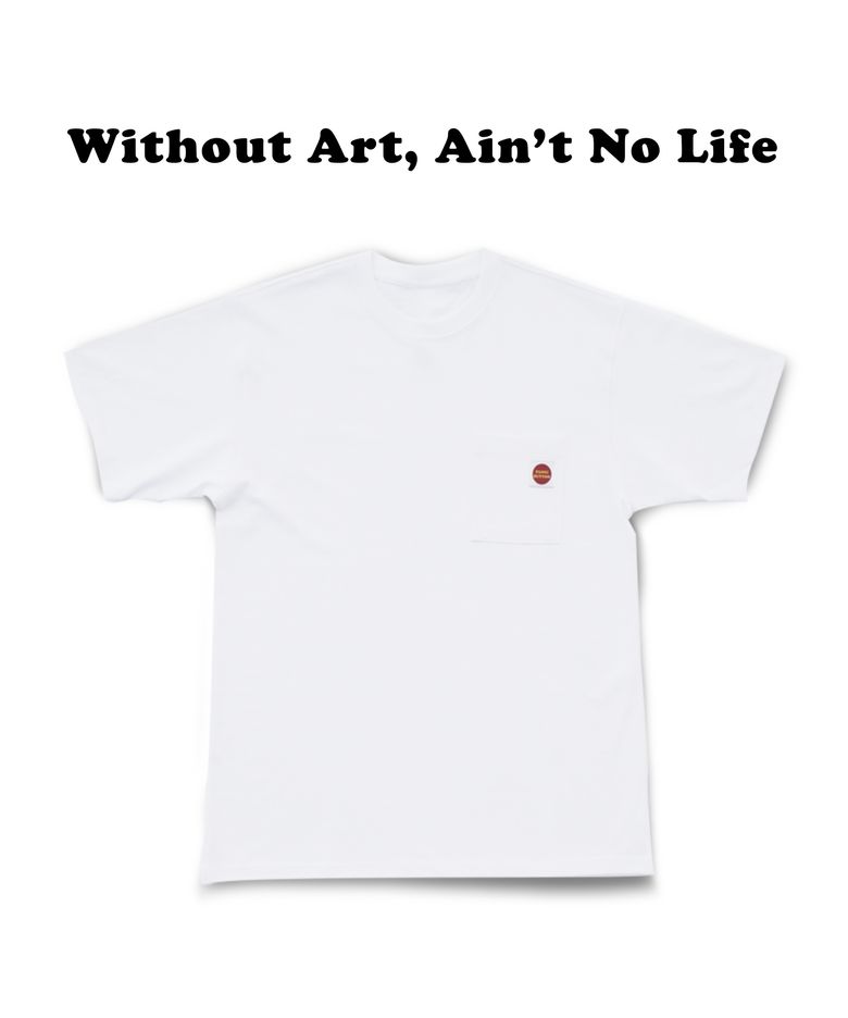 PB LOGO POCKET TEE - WHITE