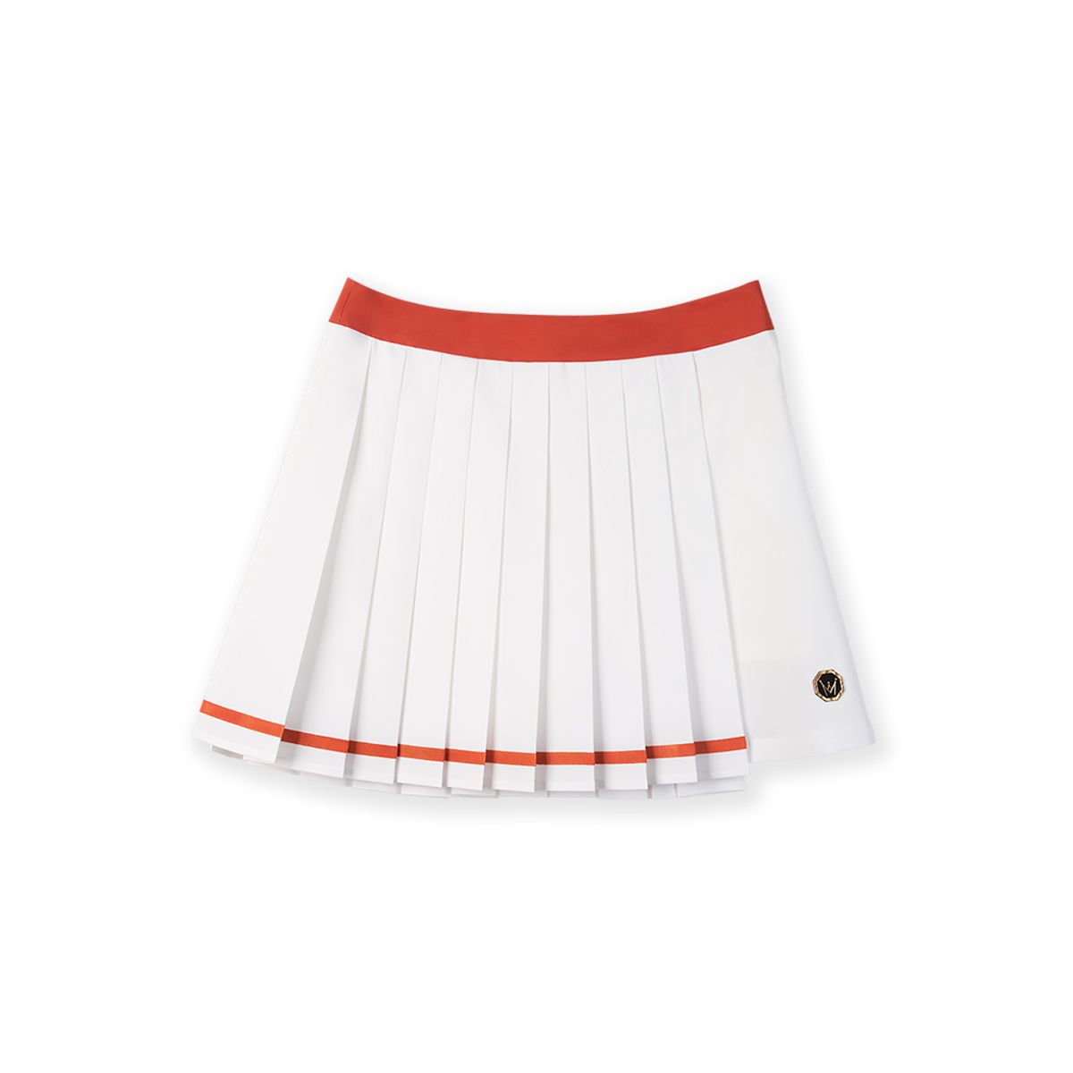 미스페라(MEASPHERA) WOMEN PLEATS WRAP SKIRT WHITE