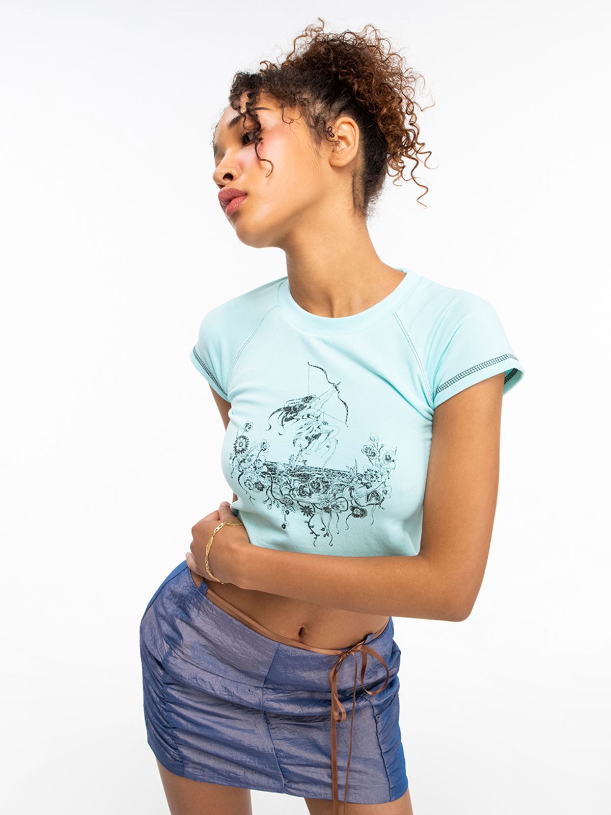 카프리슈(CAPRICIEUX) Artemis top (LIGHT BLUE)