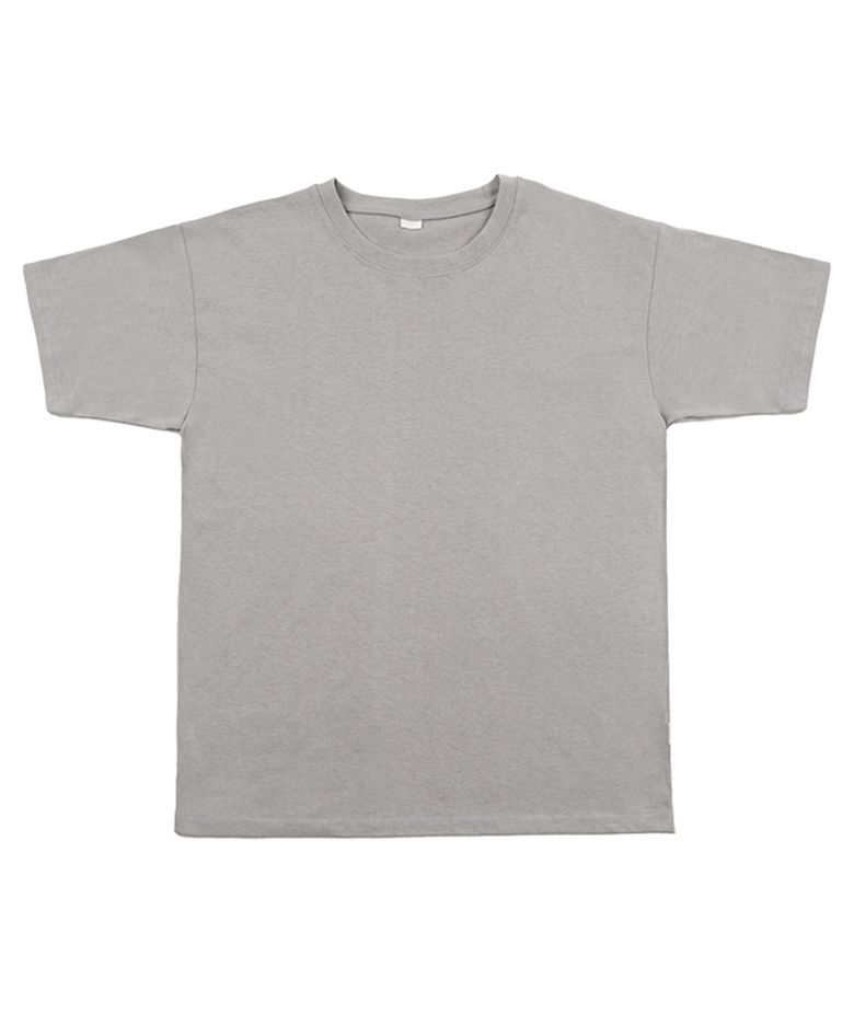 Basic stitch tee_gray M