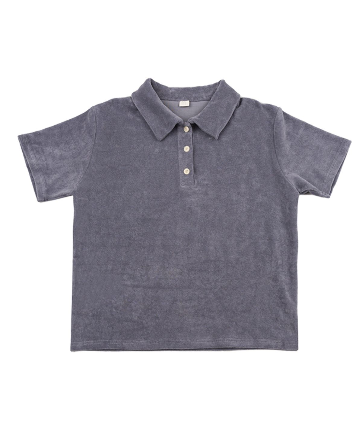 플로피엔디스크(FLOPPY&DISK) Terry Collar T-shirts_purple