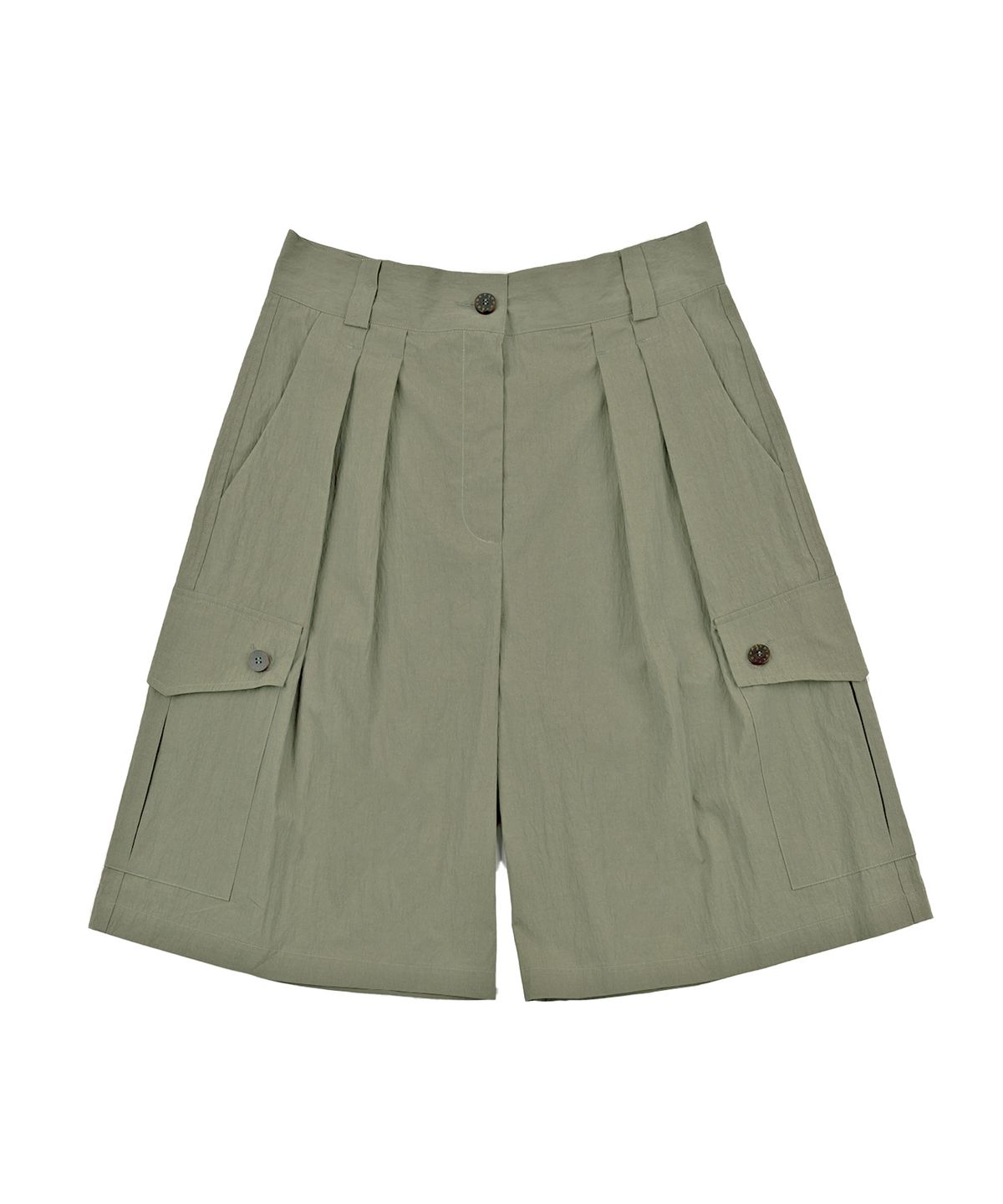 플로피엔디스크(FLOPPY&DISK) Wide Cargo pants_light khaki W