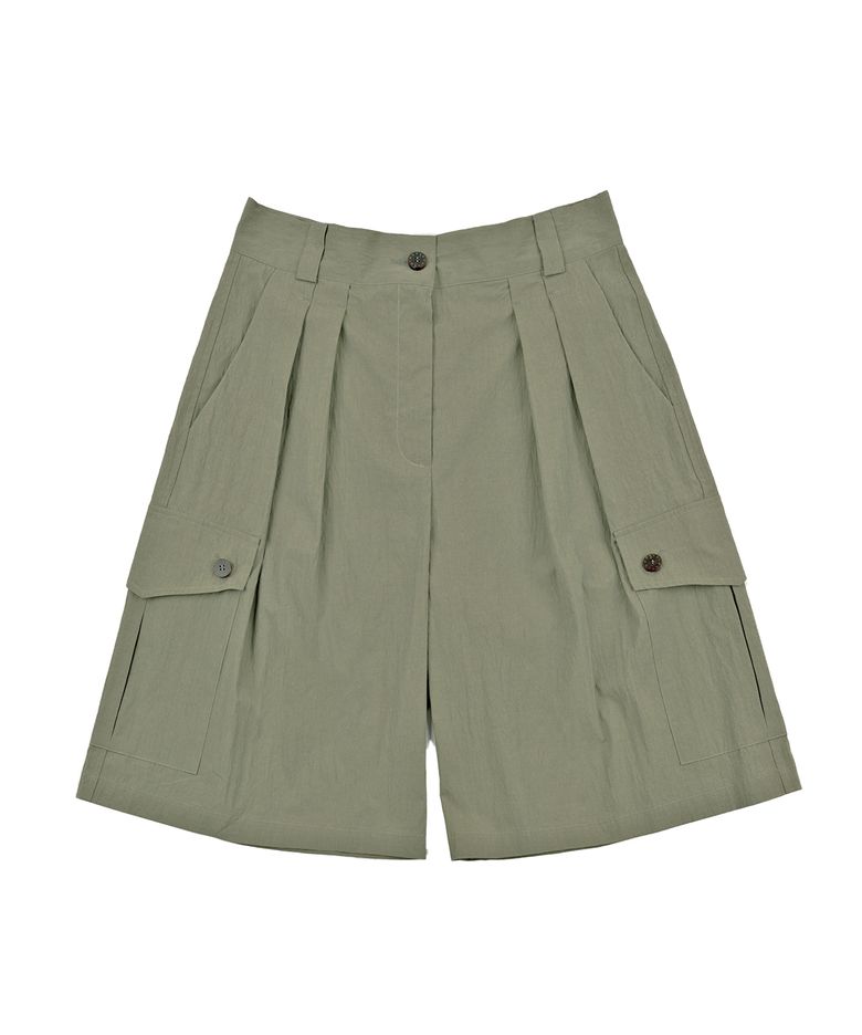 Wide Cargo pants_light khaki W