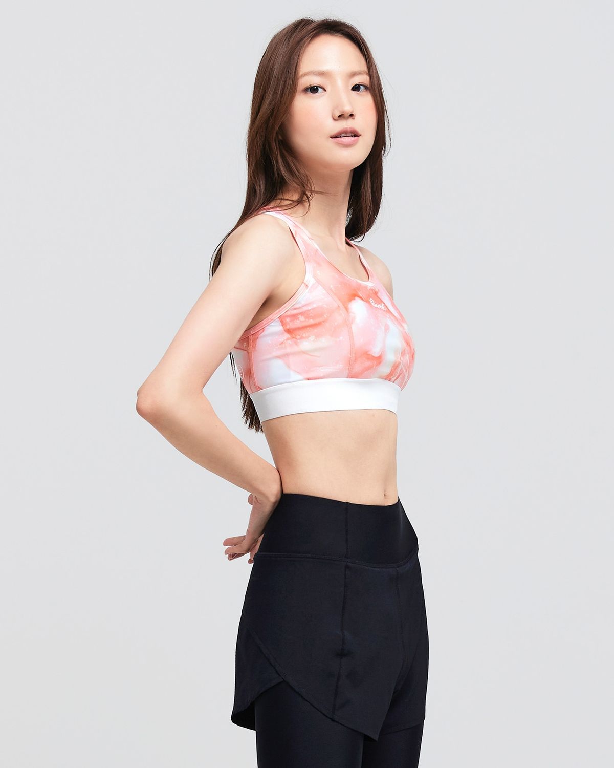 배럴(BARREL) 우먼 오션 브라탑 래쉬가드 샤라페인팅 (BI2WWRG19SRP)