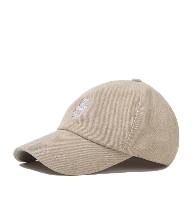 VIBRATE - PIGMENT HAND SIGN BALL CAP (BEIGE)