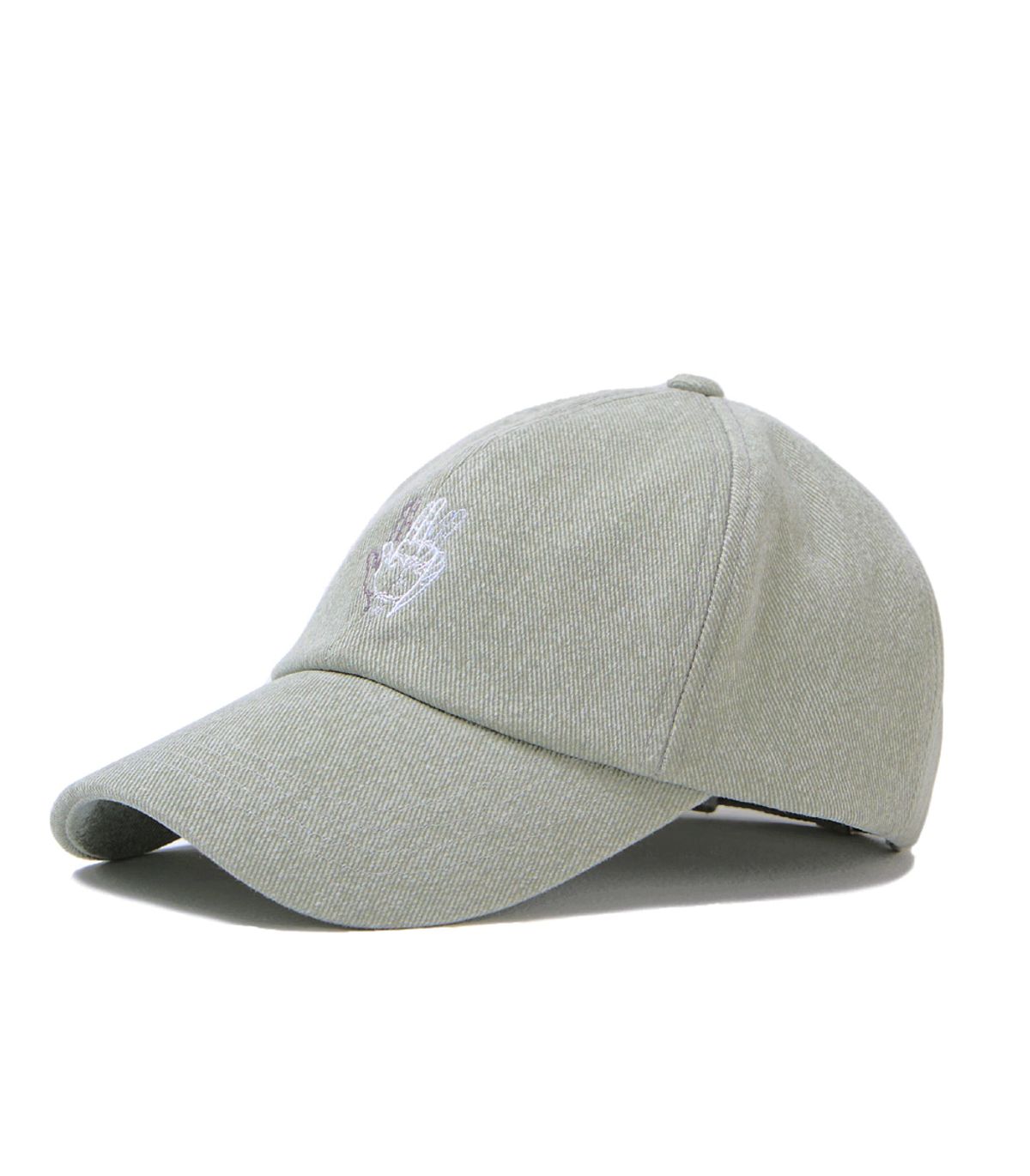 바이브레이트(VIBRATE) VIBRATE - PIGMENT HAND SIGN BALL CAP (GREEN)
