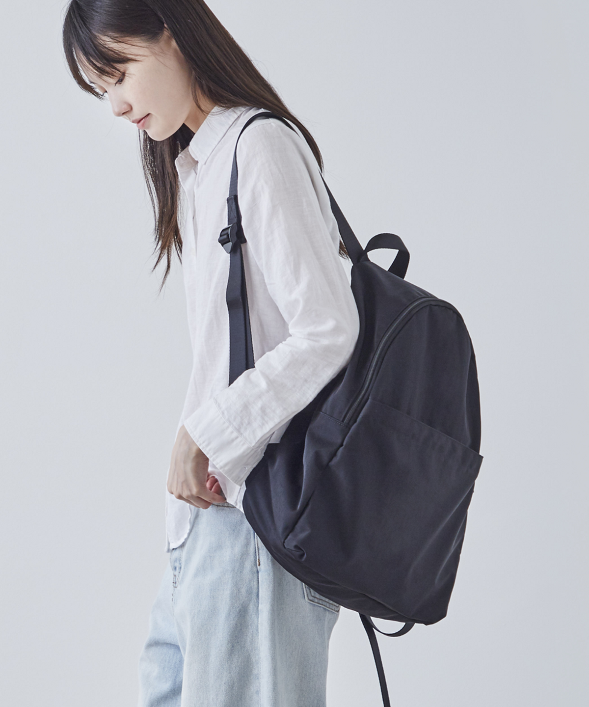 아이띵소(ITHINKSO) BLACK POCKETABLE DAYPACK