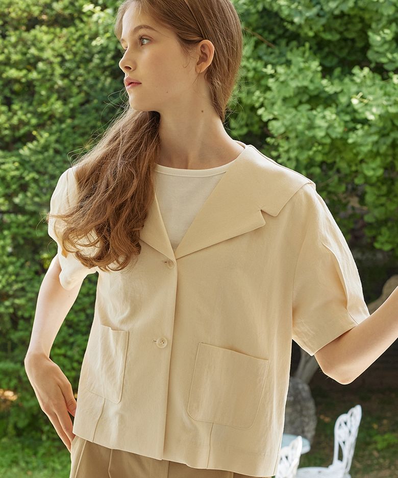 Marine Linen Jacket 2 Color