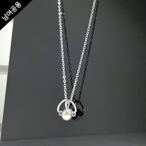 [남여공용] 8mm써지컬스틸볼 유니크오링목걸이 / GHMN-327