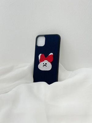 [패브릭 자수 케이스]Big Ribbon ZeZe