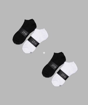 [10PACK+10PACK] 1507 모노 트라우져 스니커즈 삭스 _  스노우 화이트/블랙