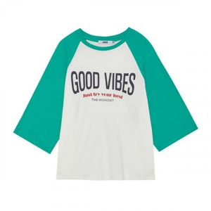 여성)  간물 7부 소매 라글란 티셔츠 (오버)_AM2WTS453-GR