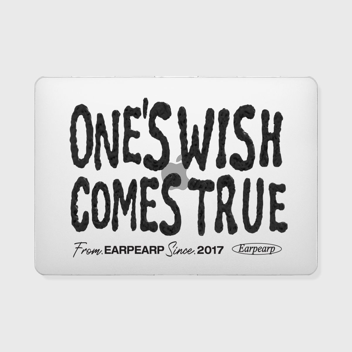 어프어프(EARPEARP) ONES WISH COMES TRUE-BLACK(맥북-클리어하드)