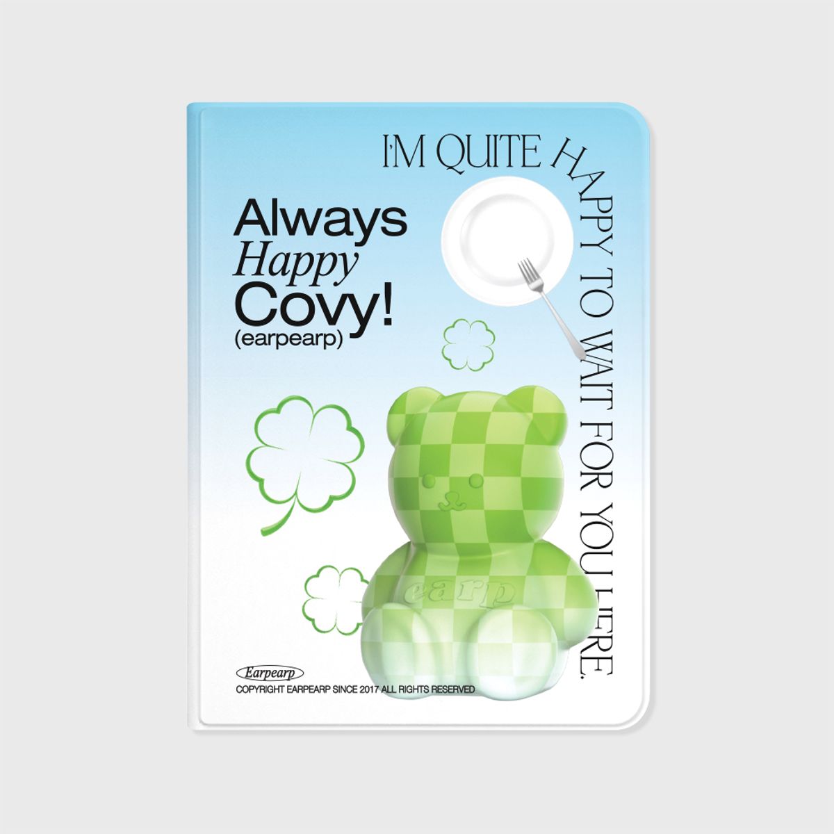 어프어프(EARPEARP) ALWAYS HAPPY COVY-BLUE(아이패드-커버)