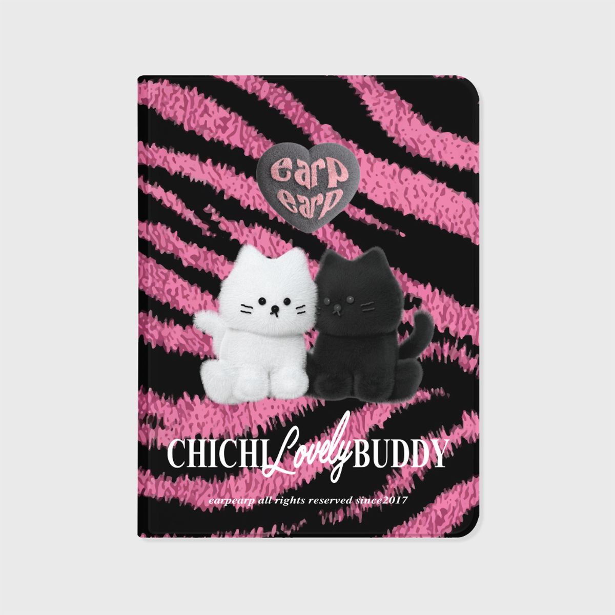 어프어프(EARPEARP) ZEBRA PATTERN CHICHI-PINK(아이패드-커버)