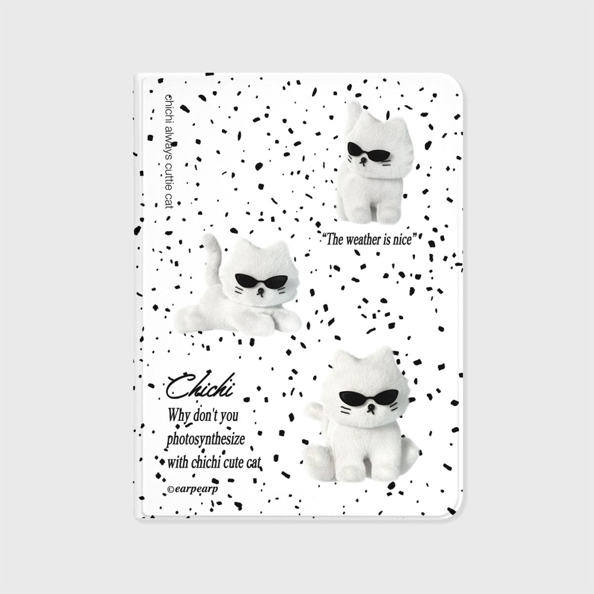 어프어프(EARPEARP) SUNGLASSES CHICHI-WHITE(아이패드-커버)